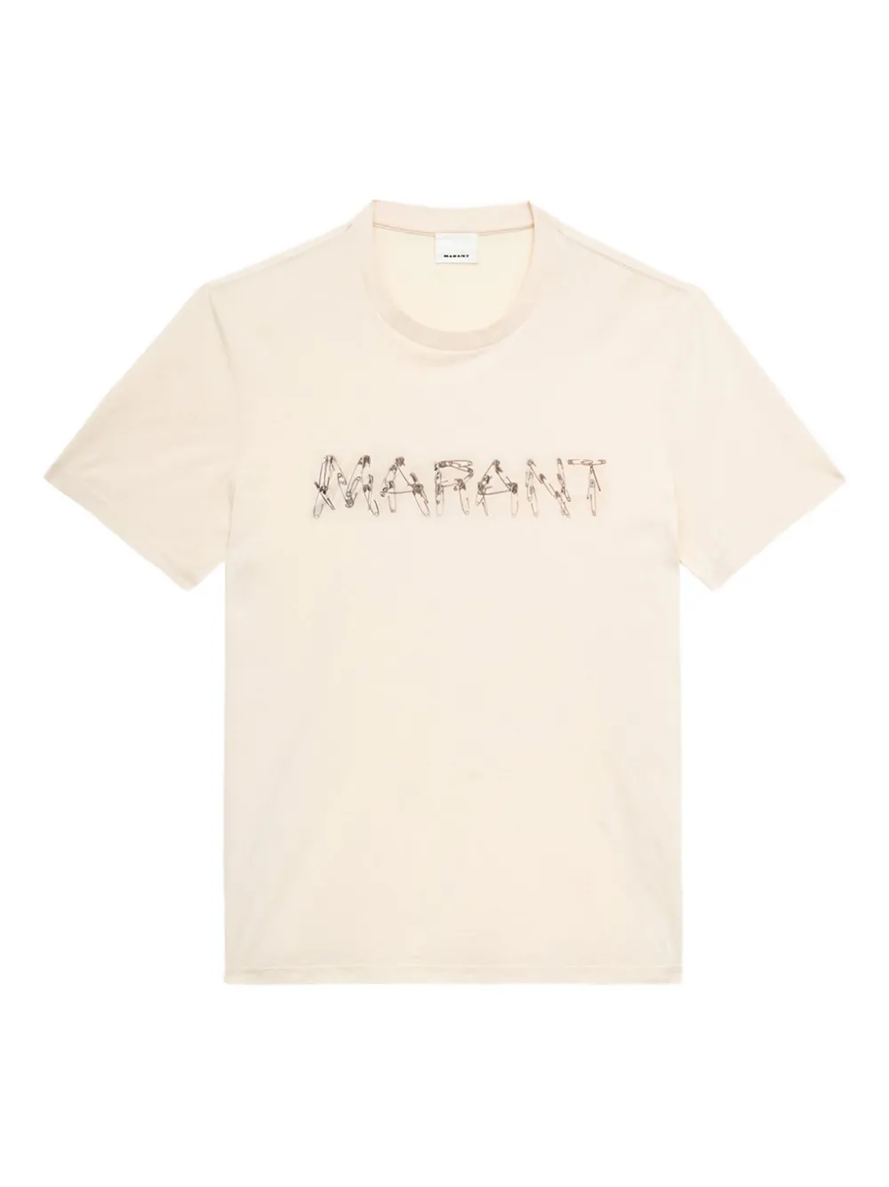 MARANT Honore logo T-shirt | Neutrals | Image 1
