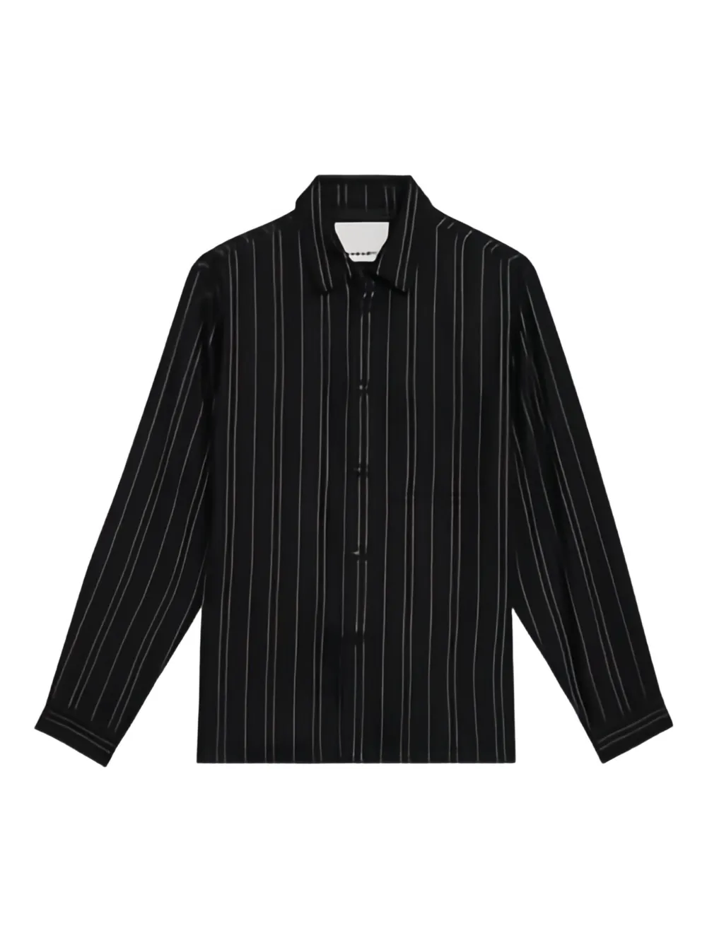 MARANT Irudy pinstriped cotton shirt | Black | Image 1