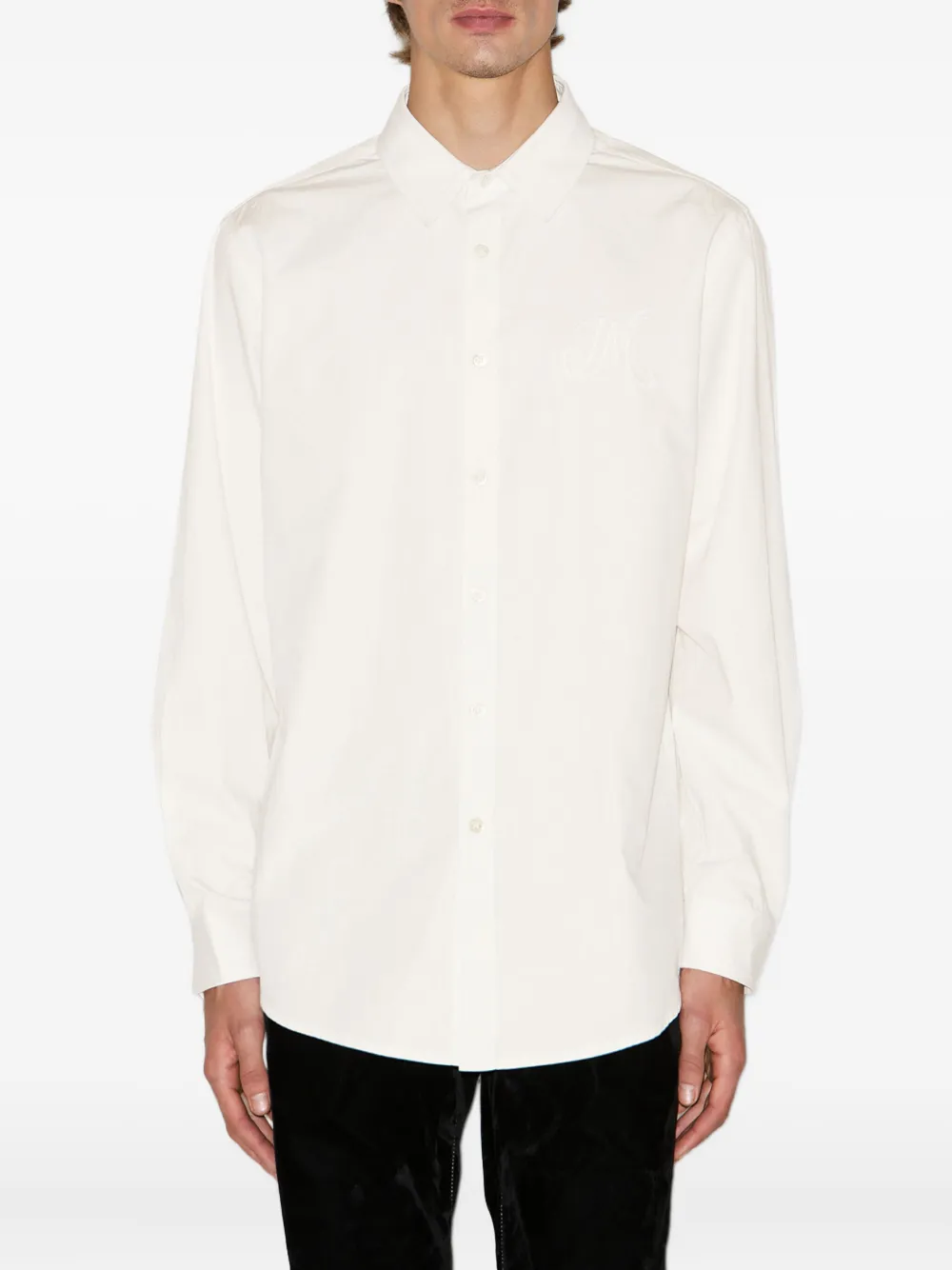 Isabel Marant Hemd Mit Stickerei In White