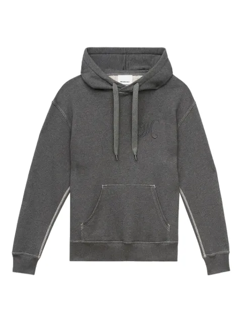 MARANT logo-embroidered hoodie