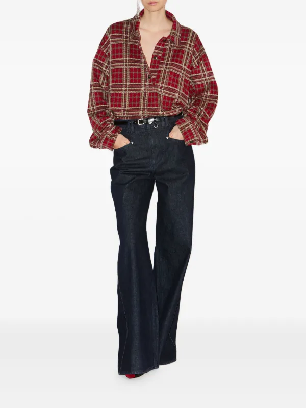ISABEL MARANT Lemony wide-leg Jeans | Blue | FARFETCH