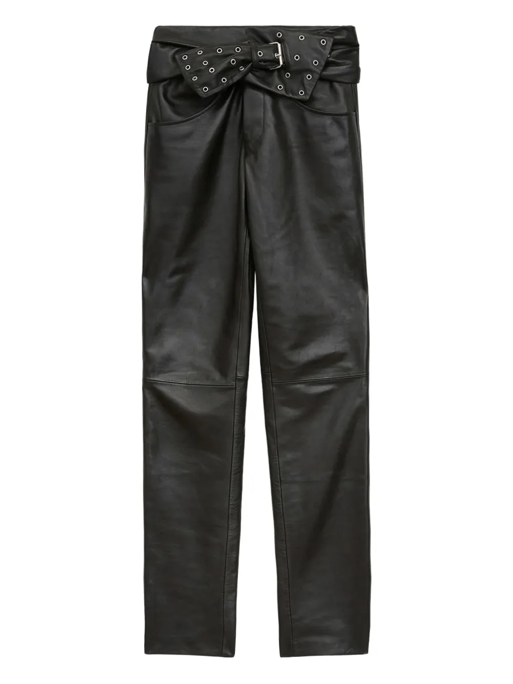 ISABEL MARANT Chazia leather trousers | Black | Image 1