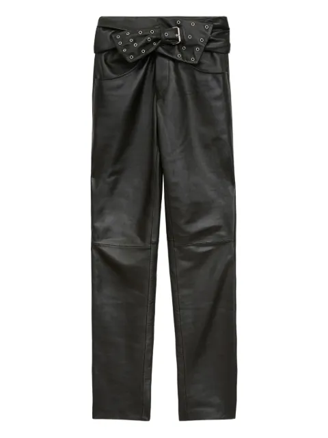 ISABEL MARANT Chazia leather trousers
