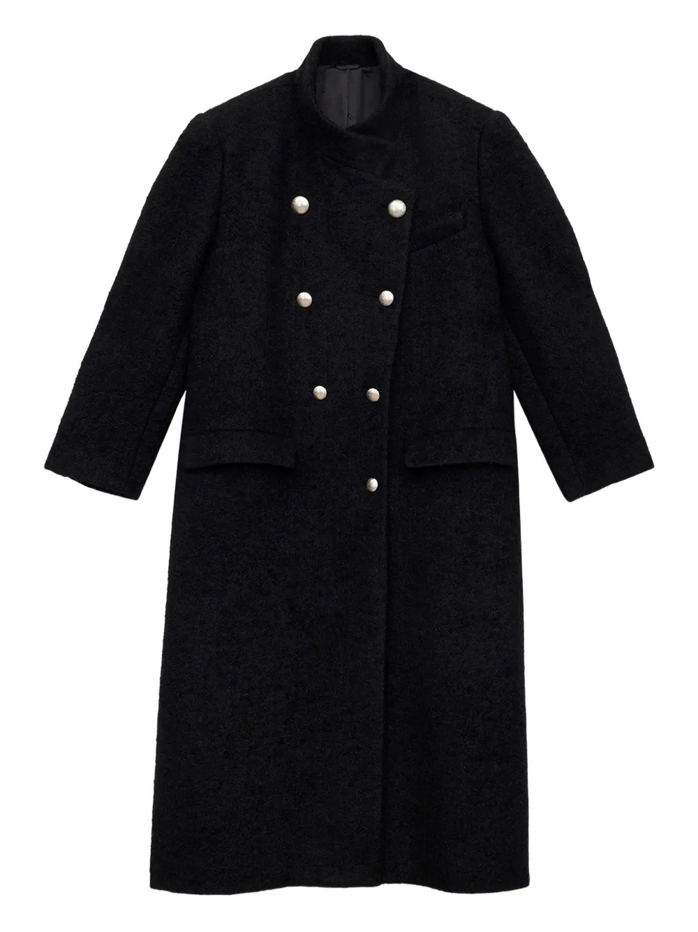 Isabel Marant Giusa Double-breasted Coat In Black