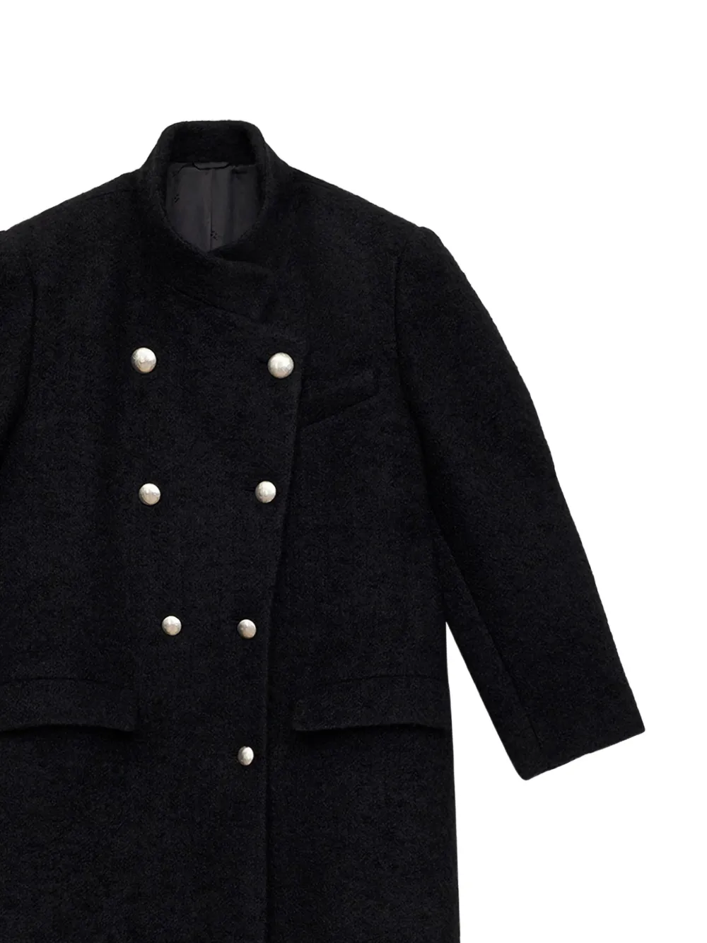 Isabel Marant Giusa Double-breasted Coat In Black