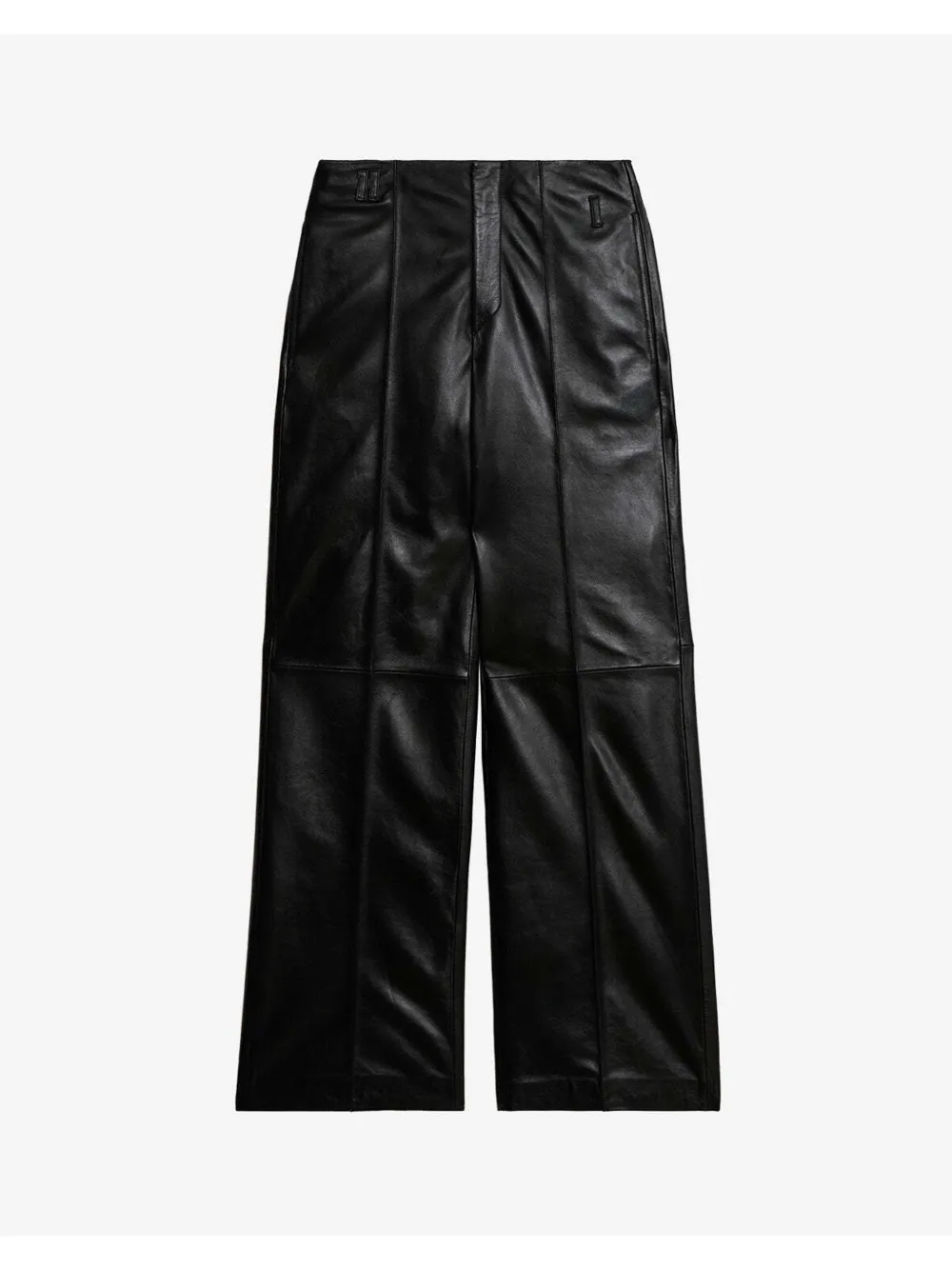 ISABEL MARANT Ciara leren broek Zwart