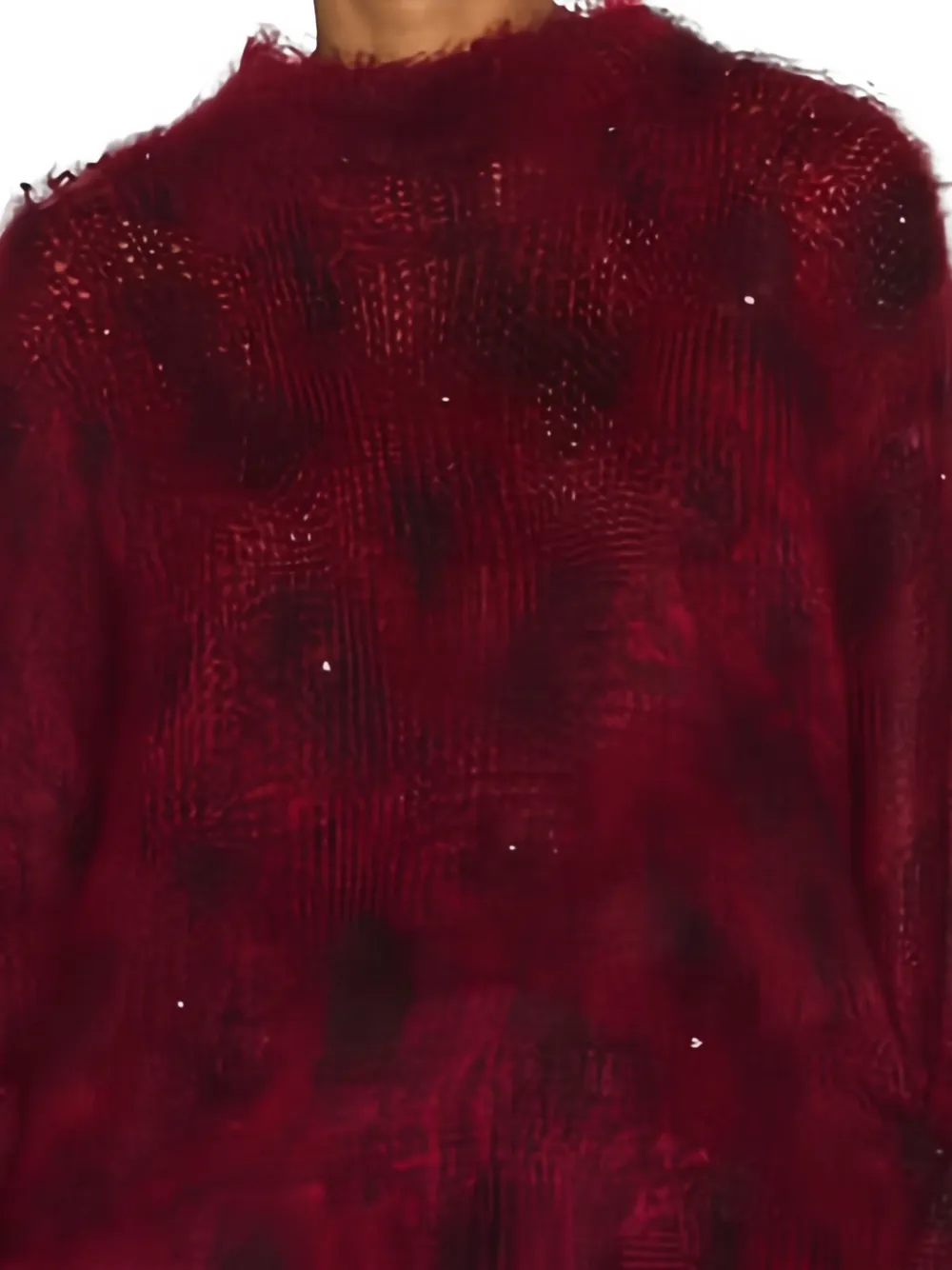 Isabel Marant Mickaella Sequin-embellished Pullover In Burgundy