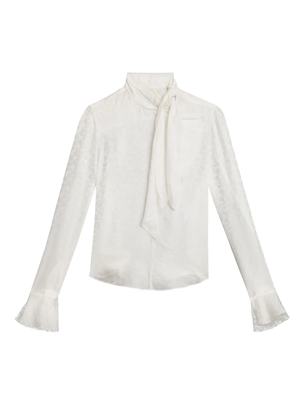 ISABEL MARANT Raphaella ruffled-cuff blouse | White | Image 1