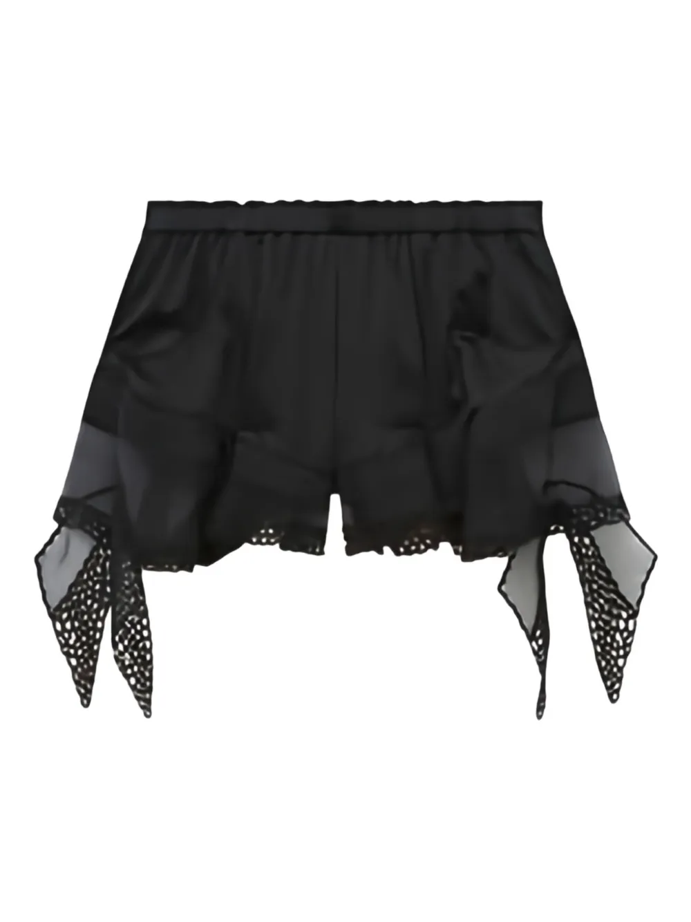 Isabel Marant Ildana Lace-trimmed Shorts In Black