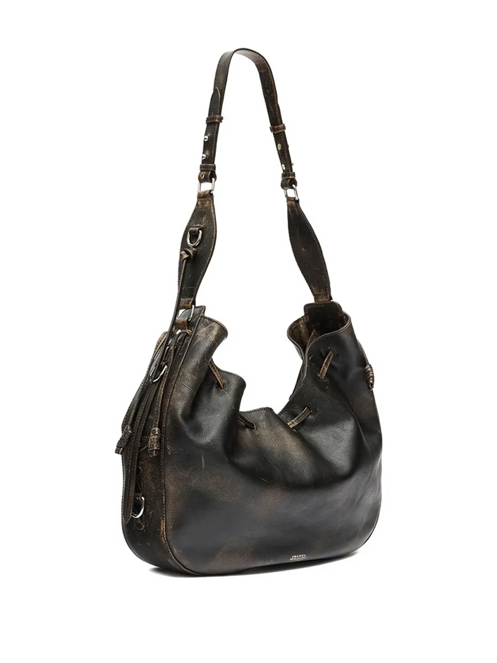 Isabel Marant Bolton Hobo Shoulder Bag In Brown