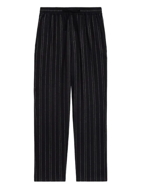 MARANT Isaki pinstripe drawstring trousers