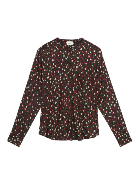 ISABEL MARANT buttoned polka-dot shirt
