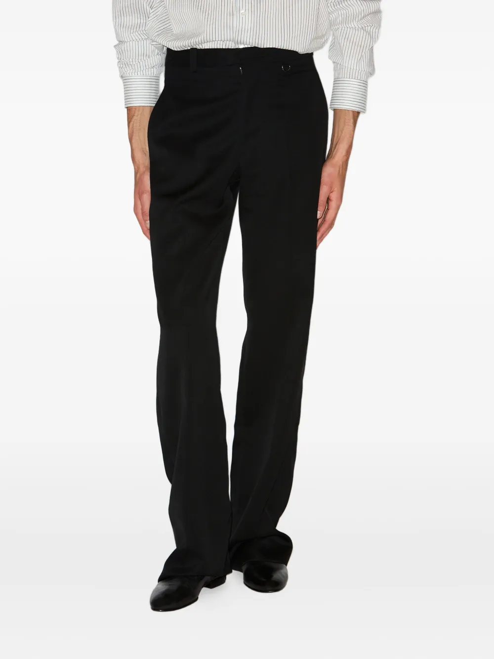 Isabel Marant Donovan Pleated-front Trousers In Black