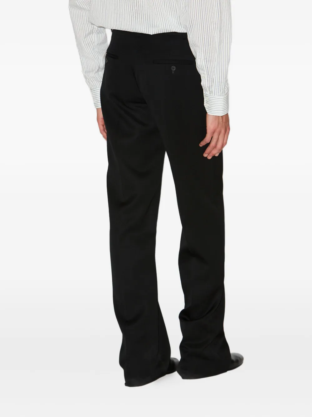Isabel Marant Donovan Pleated-front Trousers In Black