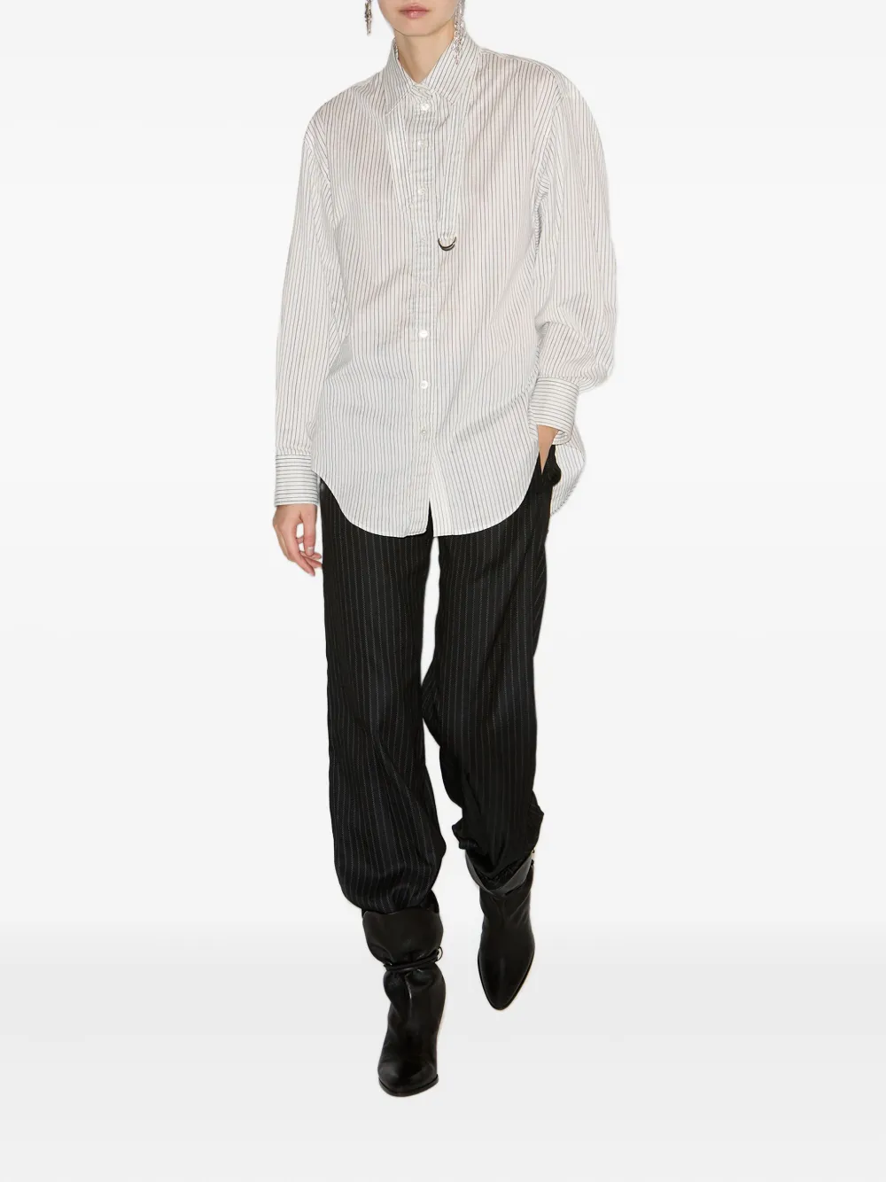 ISABEL MARANT Aurora pinstriped shirt | Shirts | Image 2