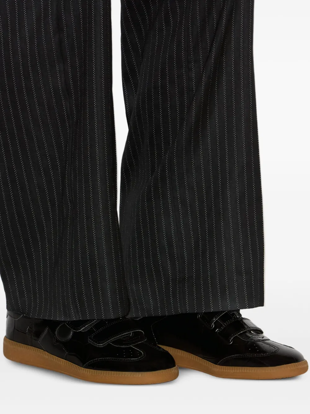 ISABEL MARANT Beth sneakers met krokodillen-reli�f Zwart