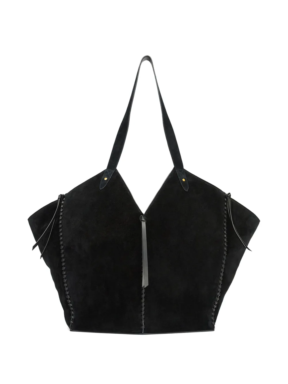 Isabel Marant Tampa Leather Shoulder Bag In Black