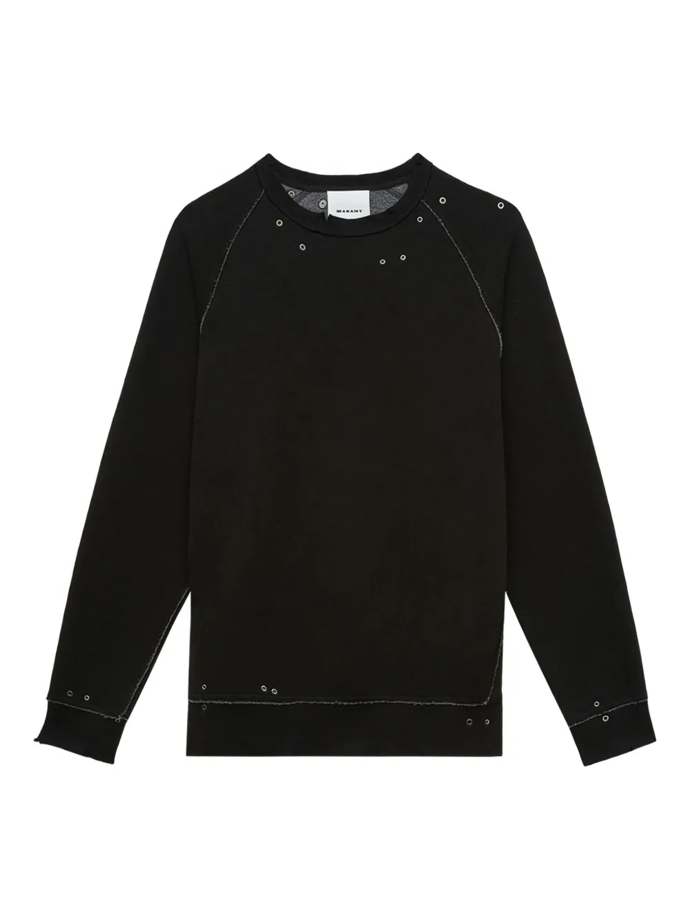 MARANT Mitchell raglan-sleeve sweatshirt | Black | Image 1