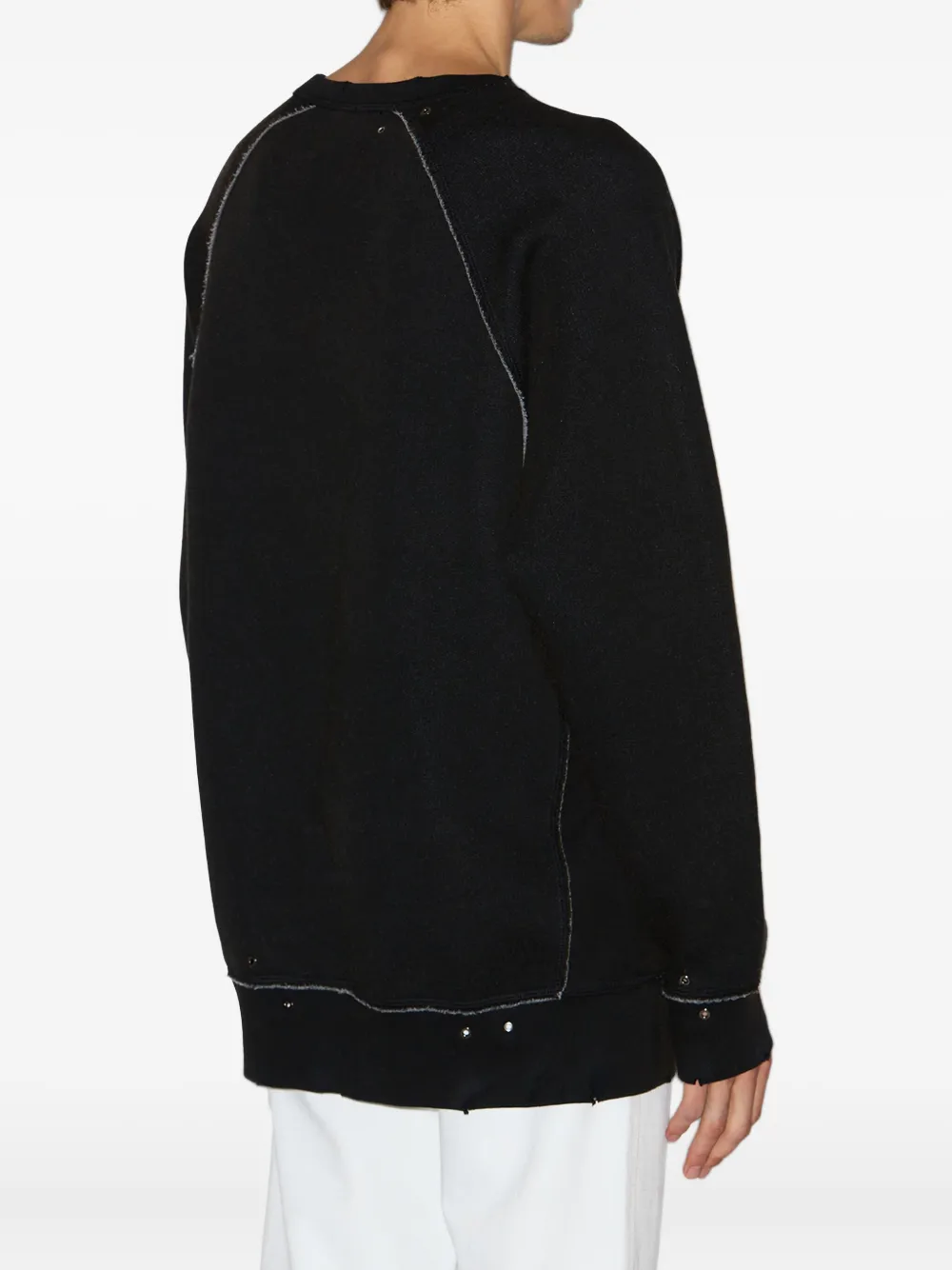 MARANT Mitchell sweater met raglan mouwen Zwart