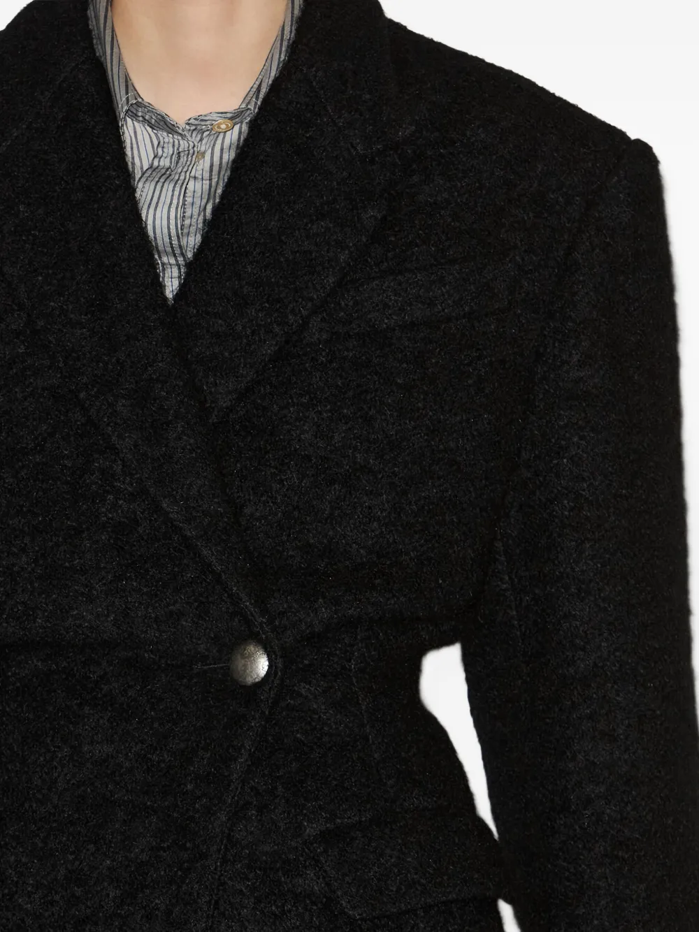 Isabel Marant Gallie Double-breasted Coat In Black