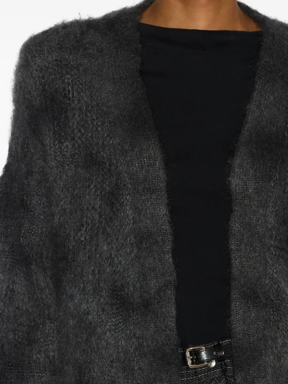 Isabel Marant Mylene Virgin Wool Blend Cardigan In Black