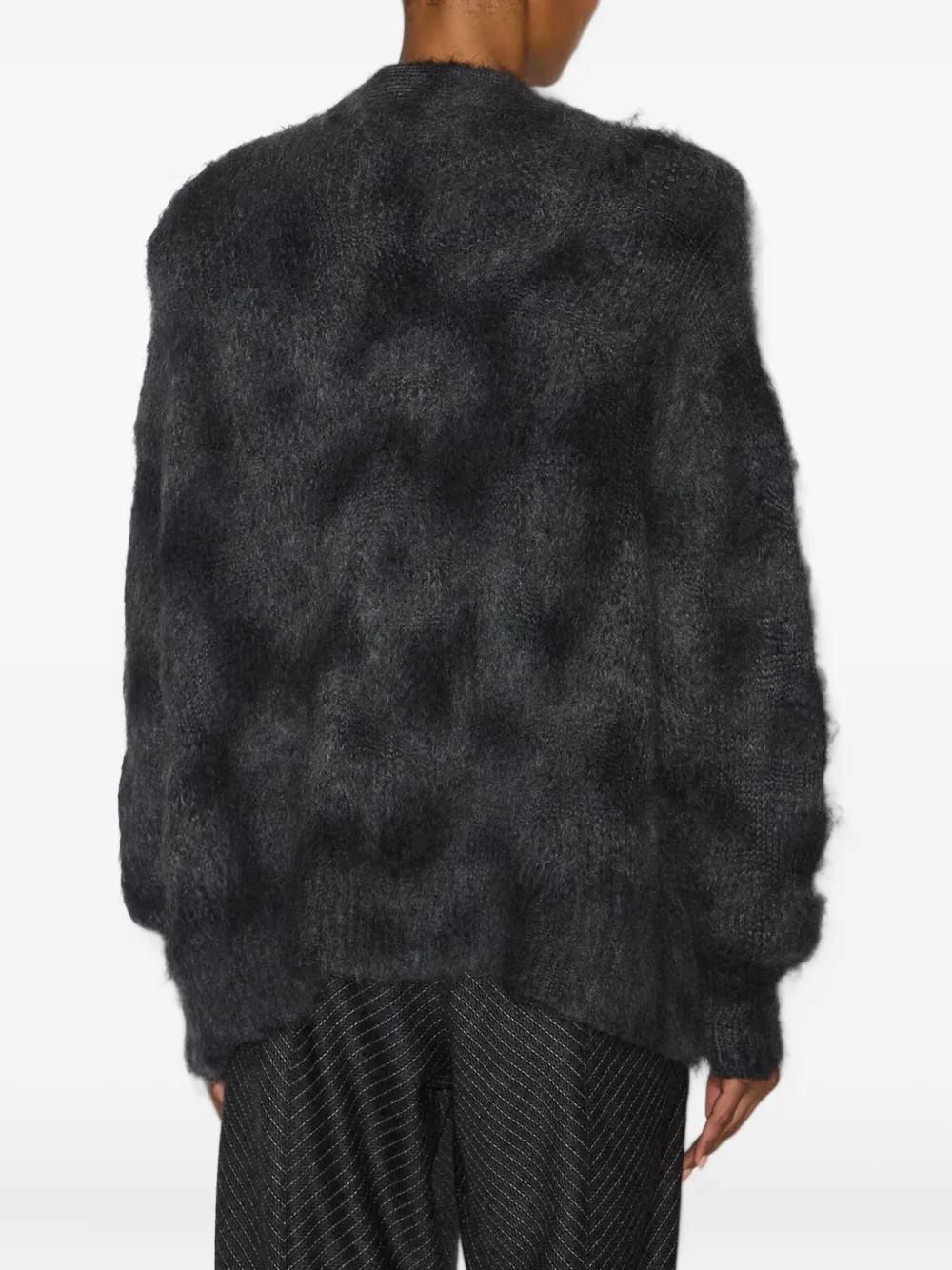 Isabel Marant Mylene Virgin Wool Blend Cardigan In Black