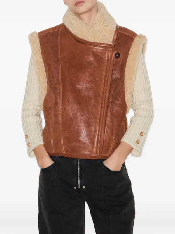 ISABEL MARANT Alime Jacket Brown FARFETCH UZ