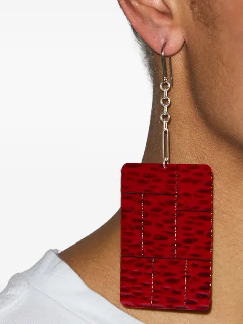 ISABEL MARANT Blacke patterned earrings