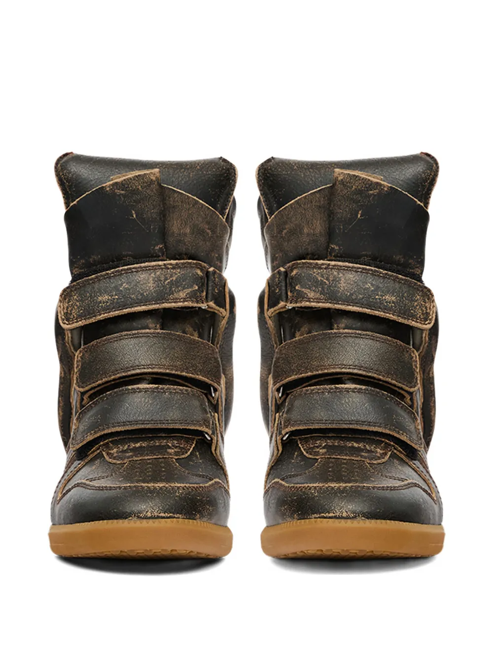 ISABEL MARANT Bekett leren sneakers Bruin