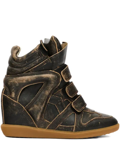 ISABEL MARANT Bekett leather sneakers