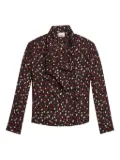 ISABEL MARANT Emany ruffled polka-dot top - Black
