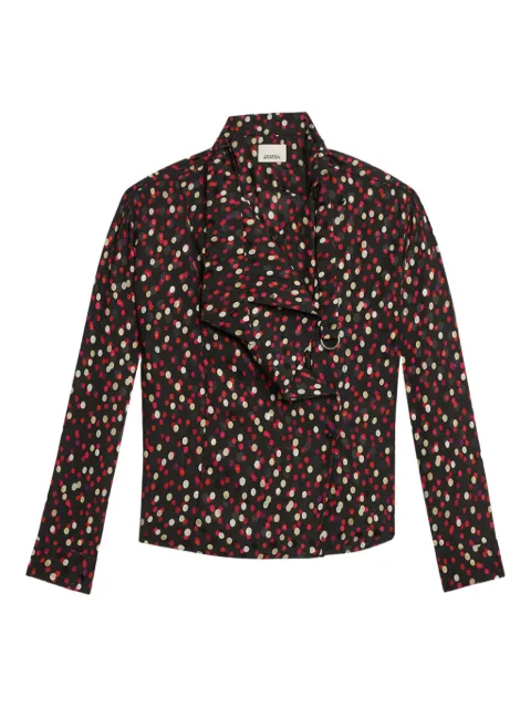 ISABEL MARANT Emany ruffled polka-dot top