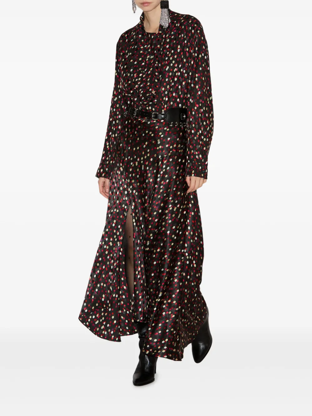 ISABEL MARANT Emany ruffled polka-dot top | Blouses | Image 2