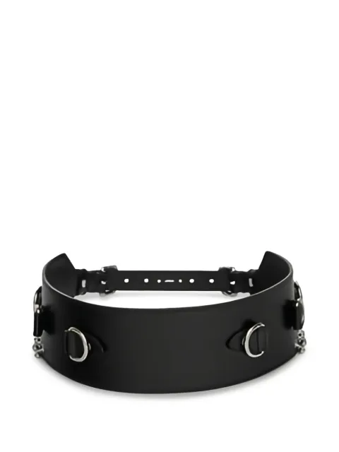 ISABEL MARANT leather D-ring chain belt