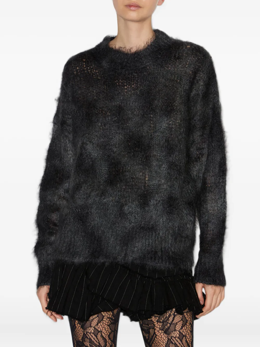 Isabel Marant Myriam Wool Sweater In Gray