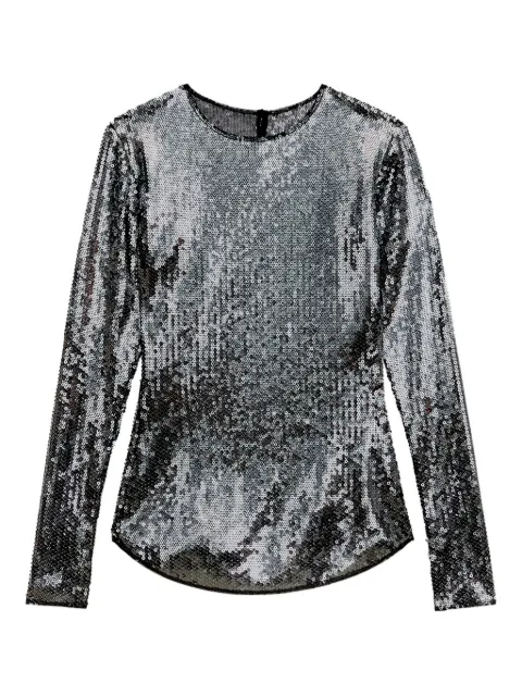 ISABEL MARANT Hilda sequin long-sleeve top