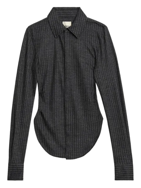 ISABEL MARANT Romea pinstripe shirt
