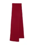 ISABEL MARANT ribbed-texture scarf - Red