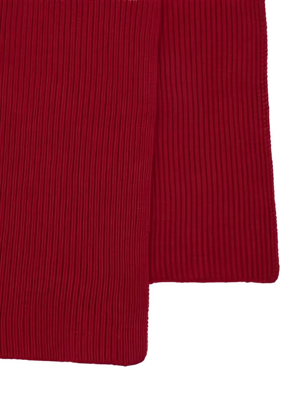 ISABEL MARANT Sjaal met geribbelde textuur - Rood