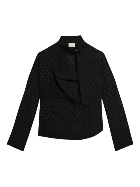 ISABEL MARANT Emany polka-dot draped top