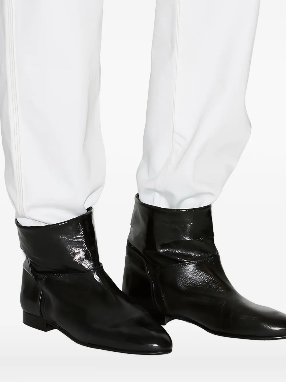 Isabel Marant Juoza Leather Boots In Black