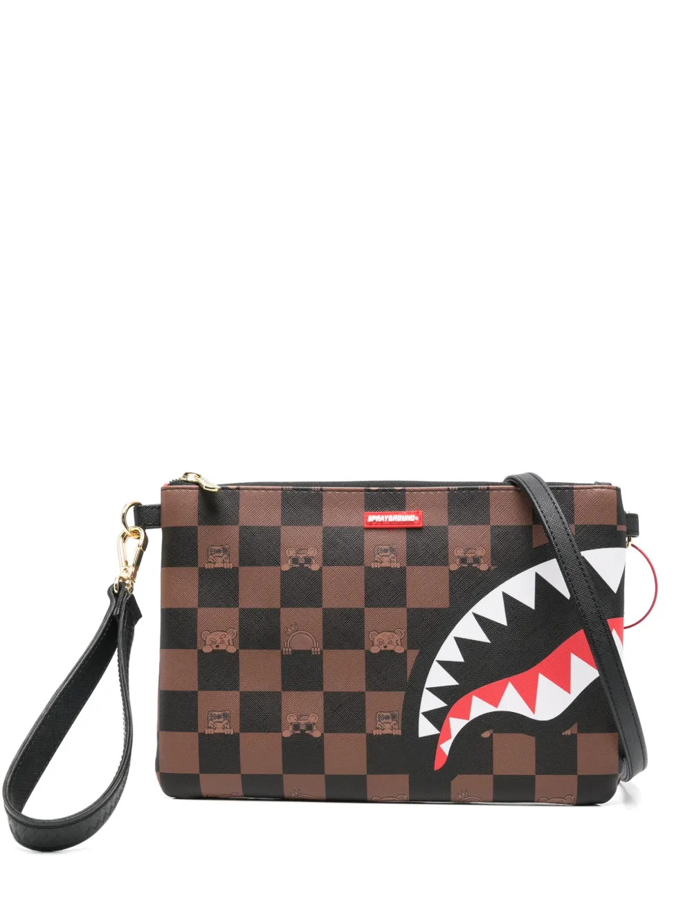 sprayground kid Clutch Peeking Character | marrone | Image 1