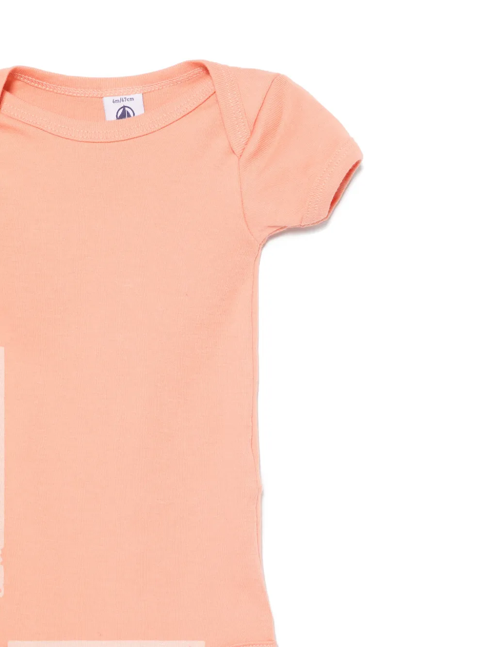 Petit Bateau Drie katoenen rompesr - Wit