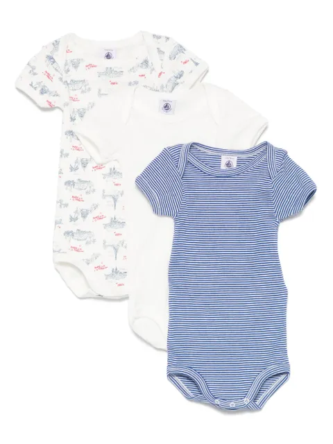 Petit Bateau cotton bodies (pack of three)
