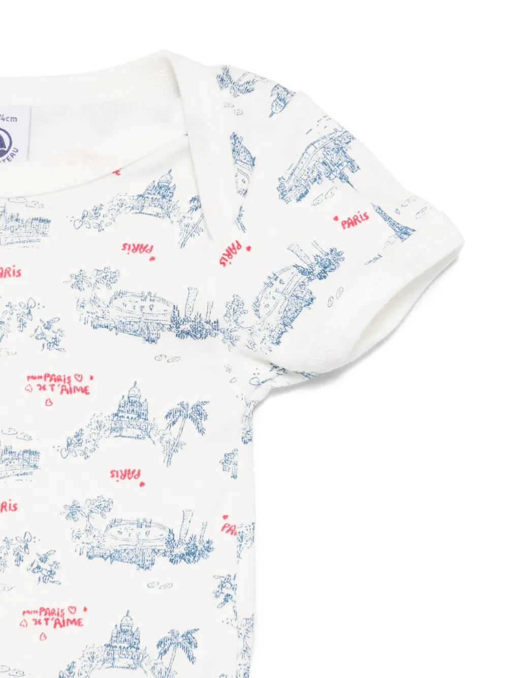 Petit Bateau cotton bodies (pack of three) | Bodies | Image 2