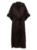 Carine Gilson silk robe - Brown
