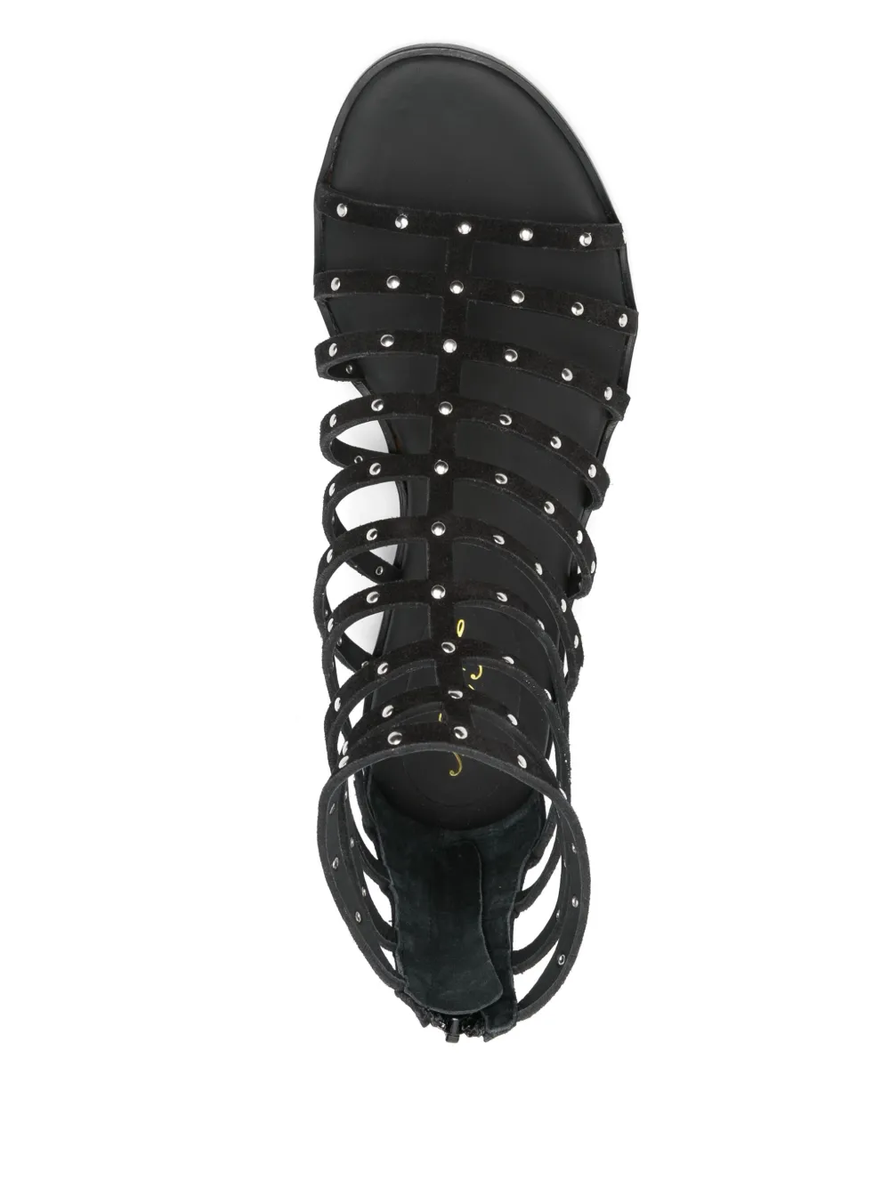 Anna F. suede sandals Black