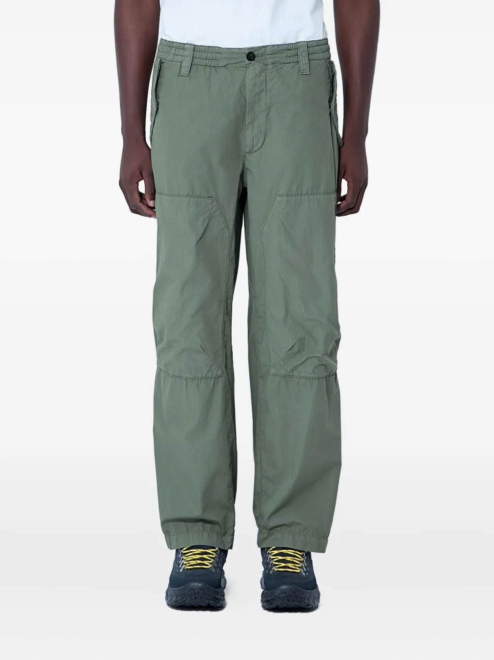 C.P. Company patch-pockets cargo regular trousers Groen