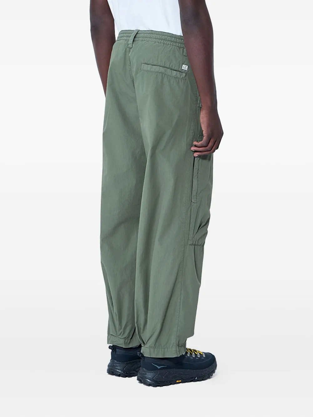 C.P. Company patch-pockets cargo regular trousers Groen