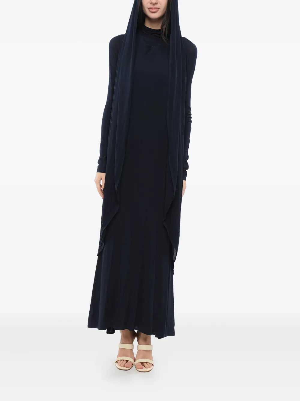 Alaïa hooded cape dress | Black | Image 1